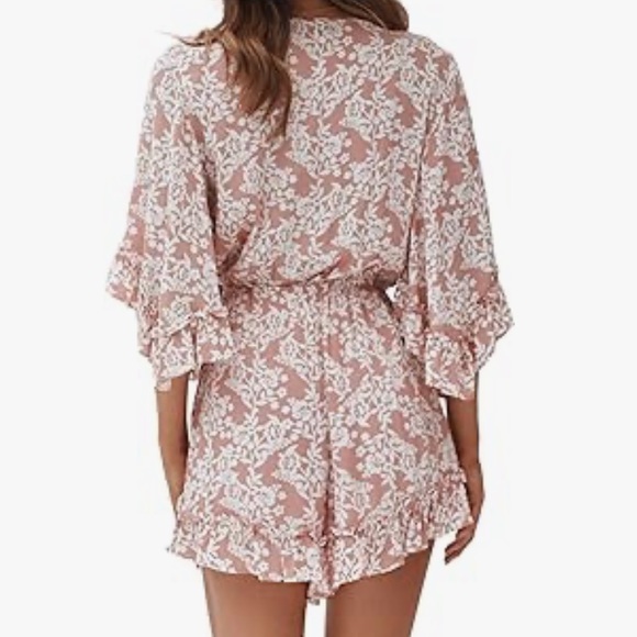 Imily Bella Deep V Neck Romper - Picture 3 of 9